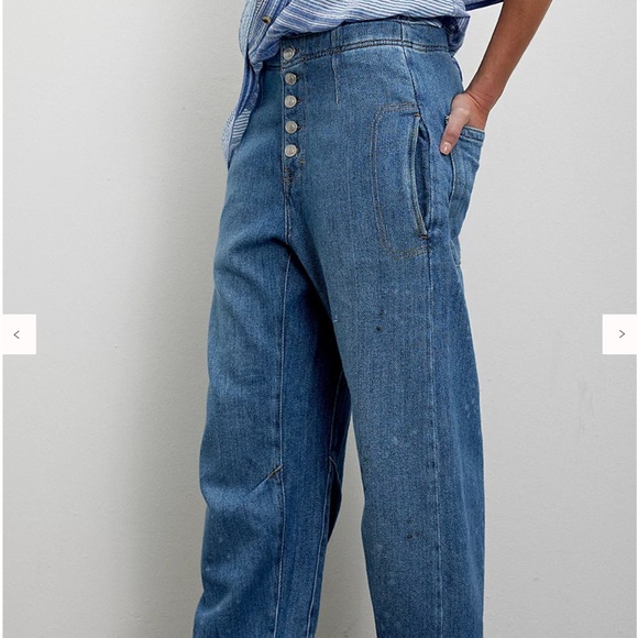 Osaka Mid-Rise Barrel Jeans Size 33 OB1569969 - Picture 9 of 10